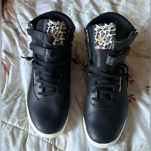 Reebok Freestyle High Leopard - Picture 1 of 4